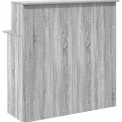 Vidaxl Mercerie | - Bureau de réception sonoma gris 100x50x103,5 cm bois ingénierie