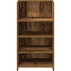Vidaxl Mercerie | - Bureau de réception vieux bois 55x50x103,5 cm bois d'ingénierie