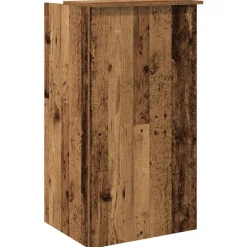 Vidaxl Mercerie | - Bureau de réception vieux bois 55x50x103,5 cm bois d'ingénierie
