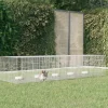 Vidaxl Poulaillers, Clapiers Et Accessoires | - Cage à lapin 5 panneaux 273x79x54 cm fer galvanisé