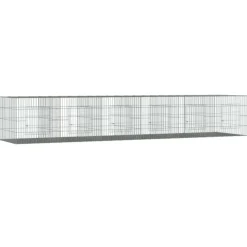 VidaXL - Cage à lapin 6 panneaux 327x79x54 cm fer galvanisé Discount