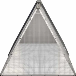 Vidaxl Cages Et Accessoires | - Cage pour lapin anthracite 201,5x80,5x71 cm acier galvanisé