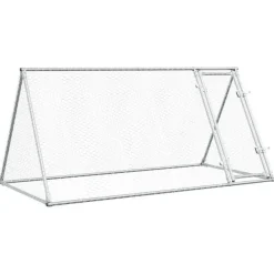 Vidaxl - Cage pour poules argenté 200x105x91 cm acier galvanisé New