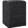 Vidaxl - Composteur de jardin noir 280 l polypropylène Hot