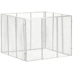 Vidaxl - Composteur de jardin 100x100x77 cm fer galvanisé Hot