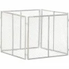 VidaXL - Composteur de jardin 85x85x70 cm fer galvanisé Outlet
