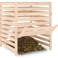 Vidaxl - Composteur 82,5x82,5x99,5 cm bois massif de pin Clearance