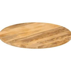 Vidaxl Mobilier D'Intérieur | - Dessus de table ø 80x2,5 cm rond bois de manguier massif