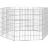 Vidaxl Cages Et Accessoires | - Enclos pour animaux en liberté 6 panneaux 54x60cm fer galvanisé