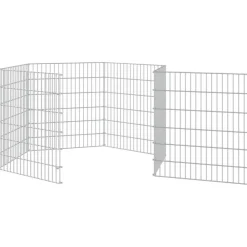 Vidaxl Cages Et Accessoires | - Enclos pour animaux en liberté 6 panneaux 54x60cm fer galvanisé
