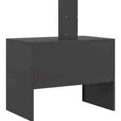 Vidaxl - Foyer avec cheminée noir 80x50x96 cm acier Clearance