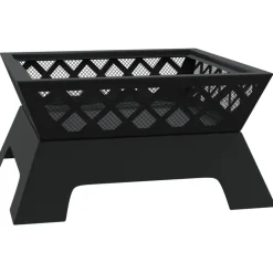 VidaXL - Foyer avec tisonnier 50 cm xxl acier Outlet