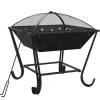Vidaxl - Foyer avec tisonnier 50 cm xxl acier Online