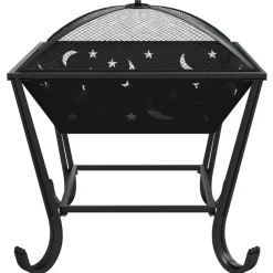 Vidaxl - Foyer avec tisonnier 50 cm xxl acier Online