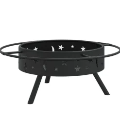 VidaXL Chauffage D’Extérieur | - Foyer avec tisonnier 70 cm xxl acier