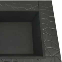 Vidaxl - Foyer avec tisonnier 79x79x46,5 cm xxl acier Clearance