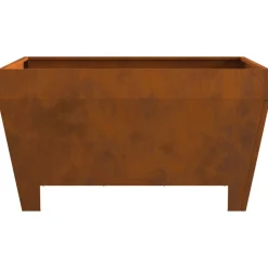 Vidaxl - Foyer carré 80x80x43 cm en acier anti-météo Sale