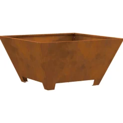 Vidaxl - Foyer carré 60x60x30 cm en acier résistant aux intempéries Discount