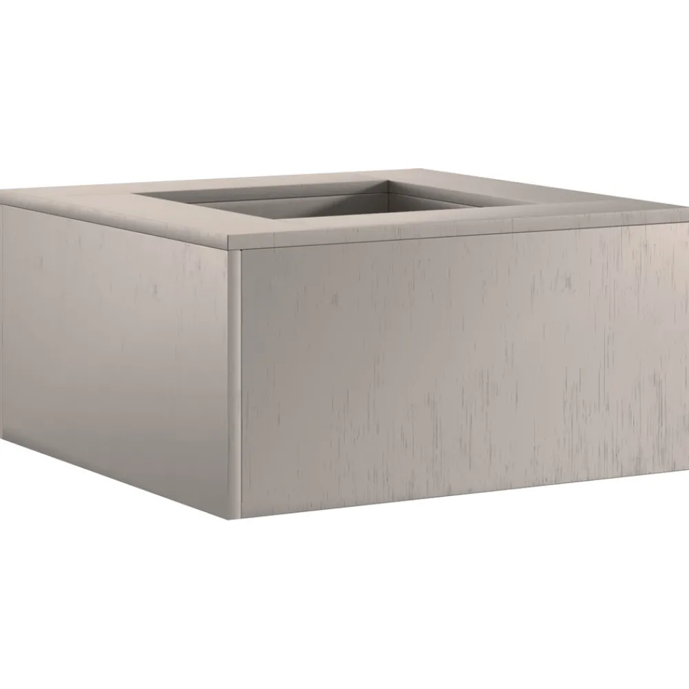 VidaXL Chauffage D’Extérieur | - Foyer carré 60x60x30 cm en acier résistant aux intempéries
