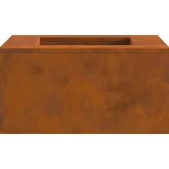 VidaXL Chauffage D’Extérieur | - Foyer carré 60x60x30 cm en acier résistant aux intempéries