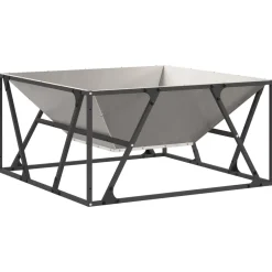 Vidaxl - Foyer carré 80x80x40 cm en acier résistant aux intempéries Outlet
