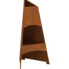 Vidaxl Chauffage D’Extérieur | - Foyer pyramid 50x45x95 cm en acier résistant aux intempéries