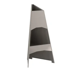 Vidaxl Chauffage D’Extérieur | - Foyer pyramid 50x45x95 cm en acier résistant aux intempéries