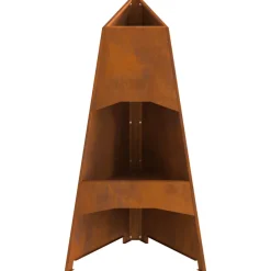 Vidaxl Chauffage D’Extérieur | - Foyer pyramid 50x45x95 cm en acier résistant aux intempéries