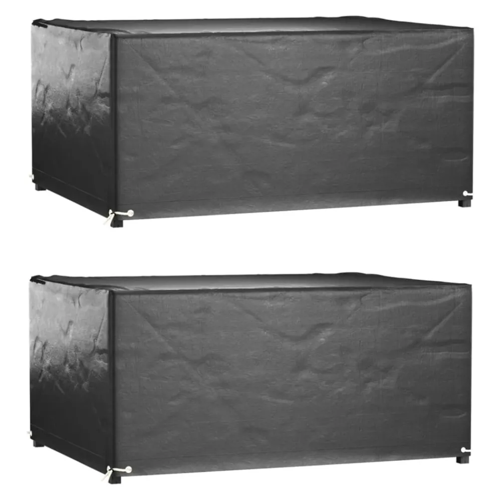 Vidaxl Entretien Du Mobilier | - Housses salon de jardin2pcs 8艙illets 180x135x80cm rectangulaire