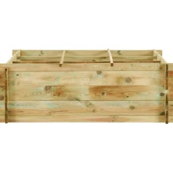 Vidaxl Pots, Jardinières Et Carrés Potagers | - Jardinière pour légumes bois de pin imprégné 120x120x40 cm