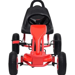 VidaXL Bijoux Et Perles | - Kart à pédales avec pneus rouge