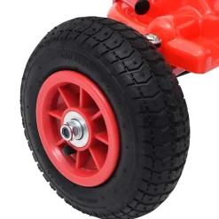 VidaXL Bijoux Et Perles | - Kart à pédales avec pneus rouge