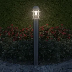 VidaXL Eclairage D’Extérieur | - Lampadaire d'extérieur acier inoxydable