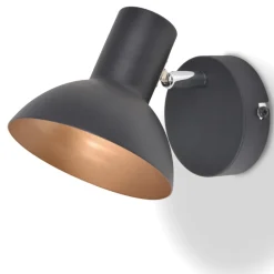 Vidaxl - Lampe murale 2 pcs pour 2 ampoules e27 noir et doré Online