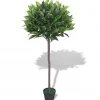 VidaXL - Laurier artificiel avec pot 125 cm vert New