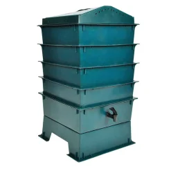VidaXL - Lombricomposteur 4 plateaux 42 x 42 x 60 cm