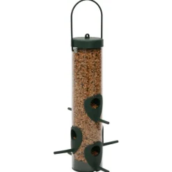 Vidaxl - Mangeoires pour oiseaux 3 pcs vert foncé 17x17x32 cm Sale