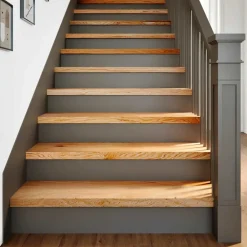 Vidaxl - Marches d'escalier 12 pcs marron clair 90x30x2 cm chêne massif Hot