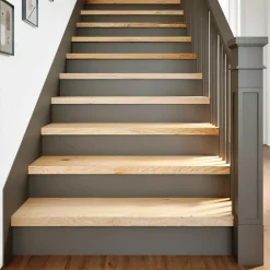 Vidaxl Objets De Décoration | - Marches d'escalier 16pcs non traité 90x30x2cm bois chêne massif