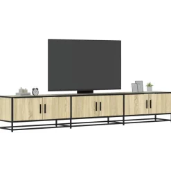 VidaXL - Meuble tv chêne sonoma 240x35x41 cm bois d'ingénierie Clearance
