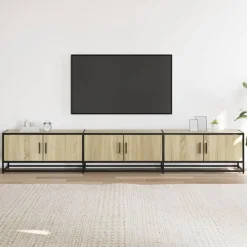 VidaXL - Meuble tv chêne sonoma 240x35x41 cm bois d'ingénierie Clearance