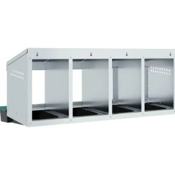 Vidaxl Poulaillers, Clapiers Et Accessoires | - Nichoir à poules4 compartiments, fixation murale, acier galvanisé