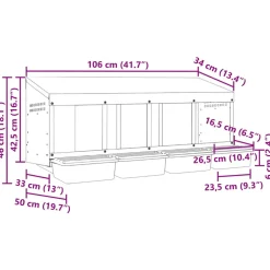Vidaxl Poulaillers, Clapiers Et Accessoires | - Nichoir à poules4 compartiments, fixation murale, acier galvanisé