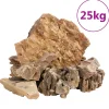 VidaXL - Pierres du dragon 25 kg marron 5-30 cm Online