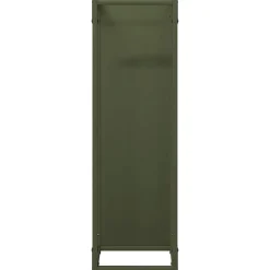 Vidaxl - Portant de bois chauffage vert olive 25x25x80 cm Outlet