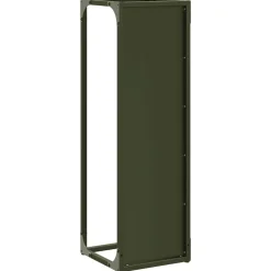 Vidaxl - Portant de bois chauffage vert olive 25x25x80 cm Outlet