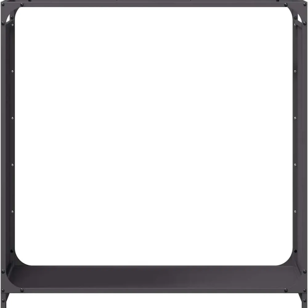 Vidaxl - Portant de bois chauffage noir 90x28x90 cm Sale