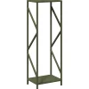 VidaXL - Portant de bois chauffage vert olive 34x25x100 cm Outlet
