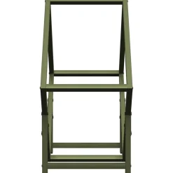 Vidaxl Bois Et Accessoires De Cheminées | - Portant de bois chauffage anthracite 40x25x100 cm