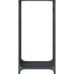 Vidaxl Bois Et Accessoires De Cheminées | - Portant de bois chauffage anthracite 34x25x70 cm